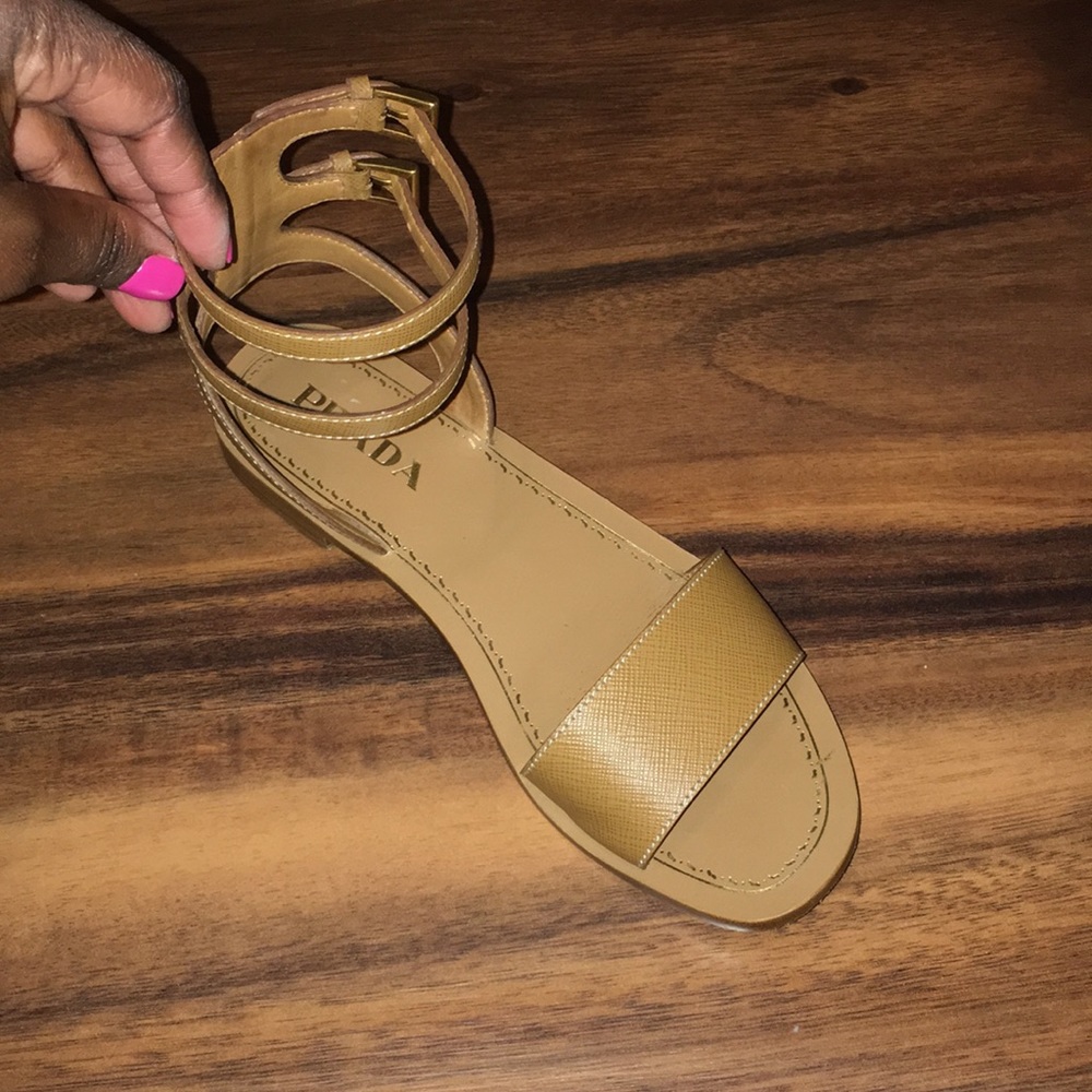 Prada Strappy Ankle Sandals - LIKE NEW ๐ผ - Picture 3 of 8